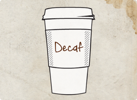 Стакан кофе трафарет