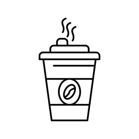 Стакан кофе пиктограмма