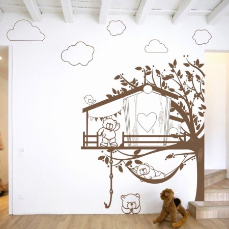 Трафареты для стен детские