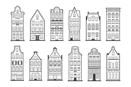 Голландские домики Графика