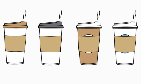 Стаканчик кофе рисунок