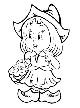 Шарль Перро красная шапочка раскраска