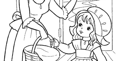 Нарисовать красную шапочку