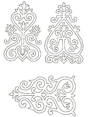 Лировидный орнамент в Якутской