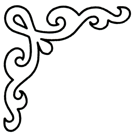 Трафарет угловой