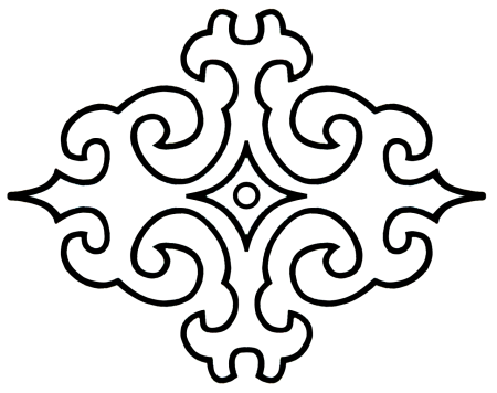 Казахский национальный узор