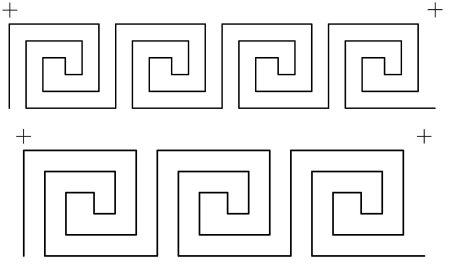 Древнегреческий орнамент Меандр