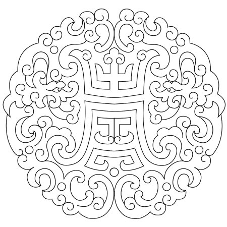 Элементы национального орнамента Китай