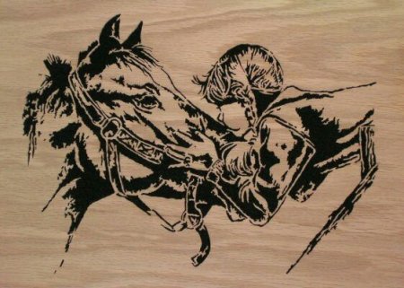 Выжигать по дереву трафареты