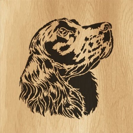 Собака для выжигания по дереву