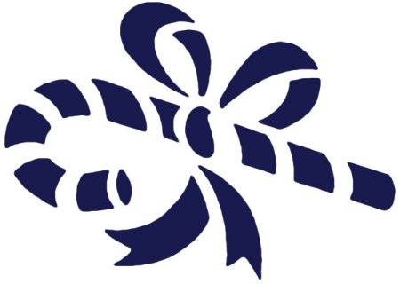 Трафарет Снеговик на снегу