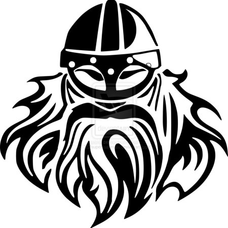 Трафарет Викинг