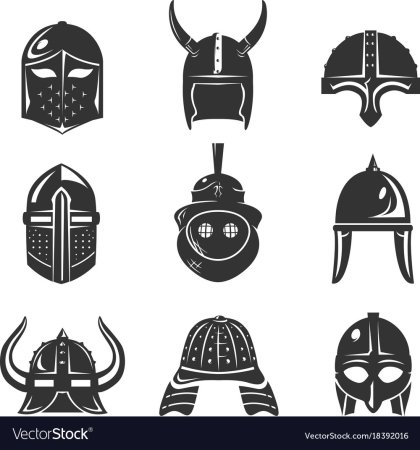 Векторный шлем