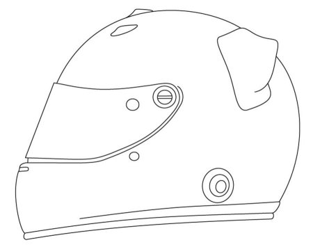 Шлем раскраска