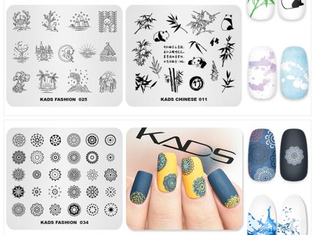 Стемпинг для ногтей иероглифы