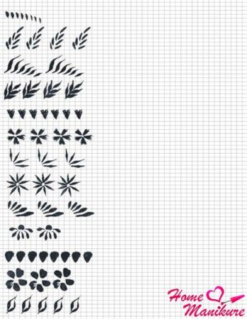 Тренировочные карты для маникюра