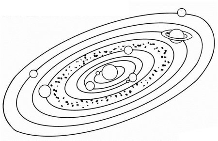 Разукрашка планеты солнечной системы