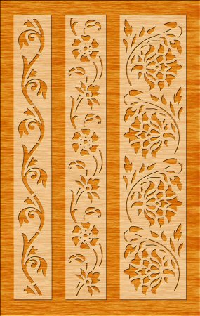 Шемогодская прорезная береста орнамент эскиз