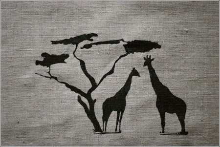 Рисунки по трафарету