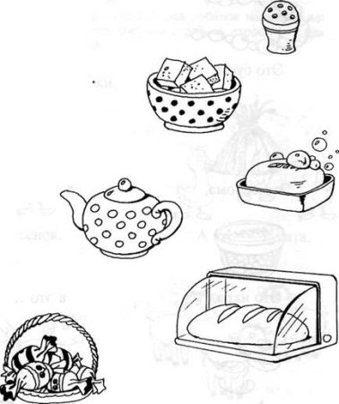 Хлебница рисунок