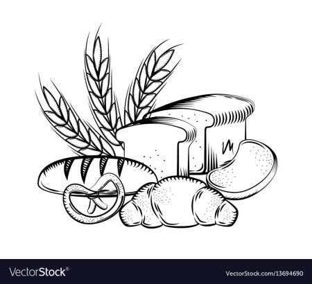 Раскраски тема хлебобулочные изделия