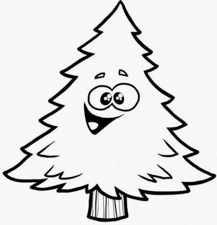 Трафарет "елка"