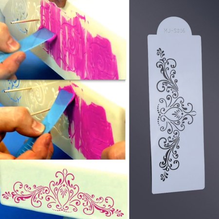 Трафареты для украшения торта