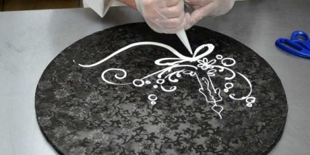 Нанесение рисунка на торт