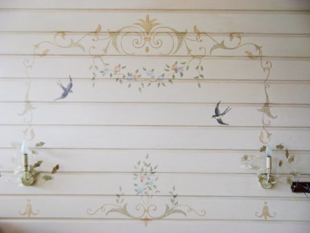 Роспись стен по Вагонке