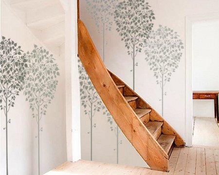 Трафарет на Вагонке