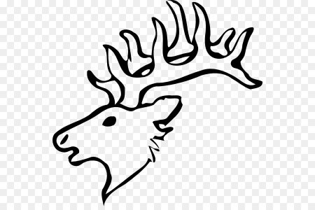Схематичное изображение оленя