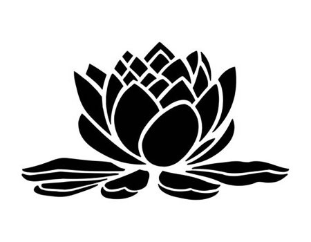 Трафареты цветов для декора