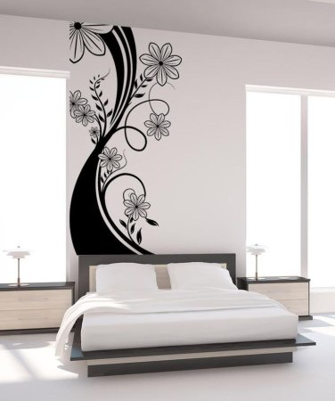 Трафареты для спальни на стену