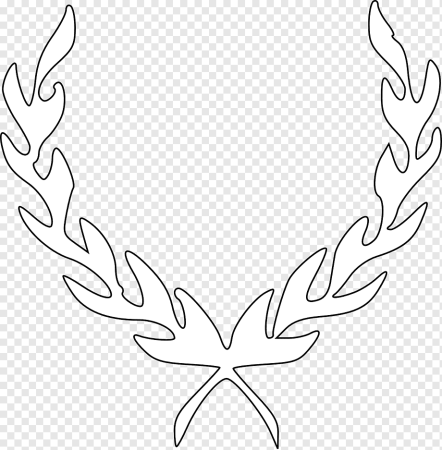 Трафарет лаврового венка