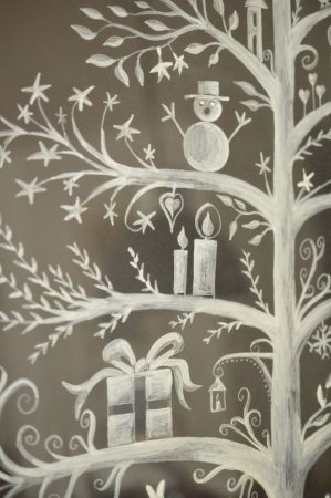 Новогодние рисунки на Ока