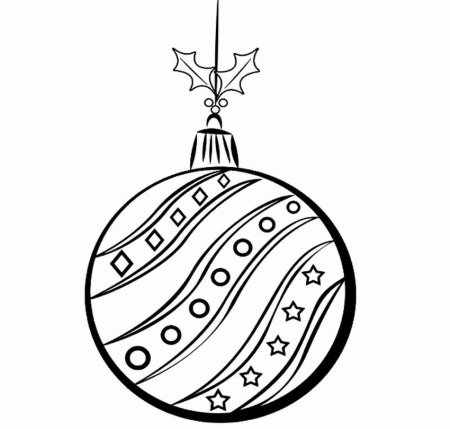 Рисование новогодние шары