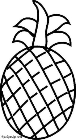 Трафареты овощей и фруктов для вырезания