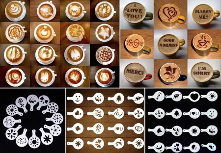 Трафарет для капучино