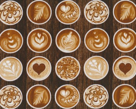 Рисунки на кофе трафареты