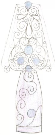 Узоры для вазы из джута