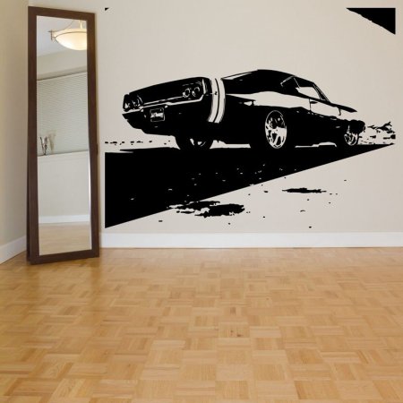 Автомобильная тематика в интерьере