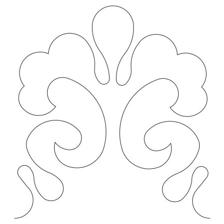 Трафарет для Стежки ткани