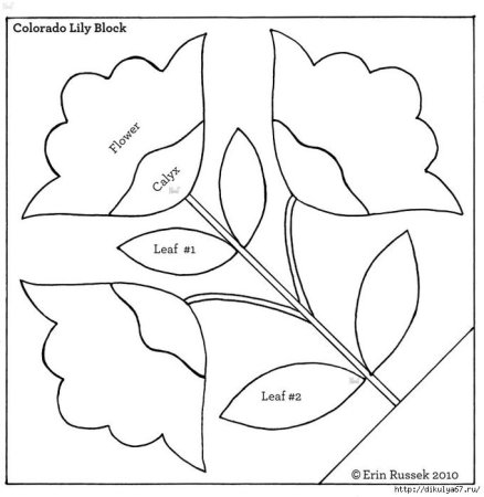 Трафареты для аппликаций из ткани