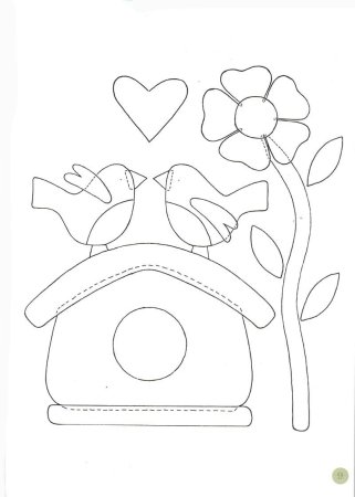 Трафареты для аппликаций на ткани