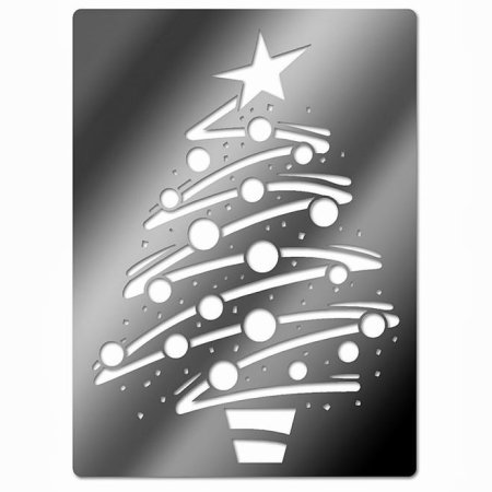 Елка на окне красками