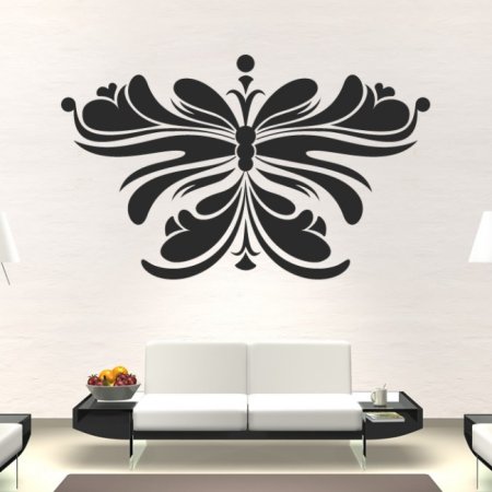 Трафаретная декоративная штукатурка