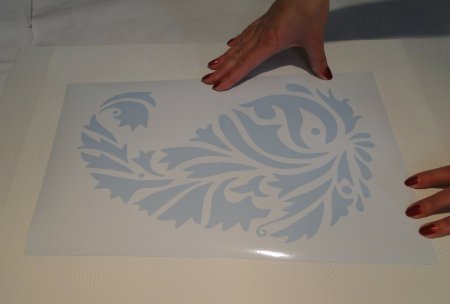 Текстурная паста на стене