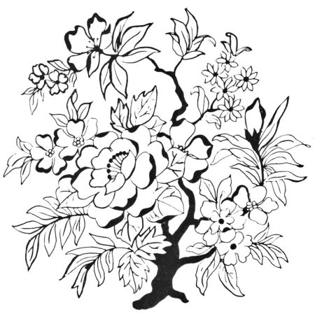 Петриковская роспись трафареты