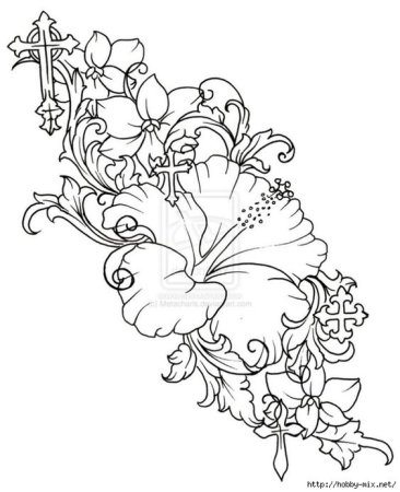 Трафарет для росписи стола