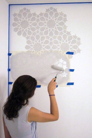 Трафареты для покраски стен